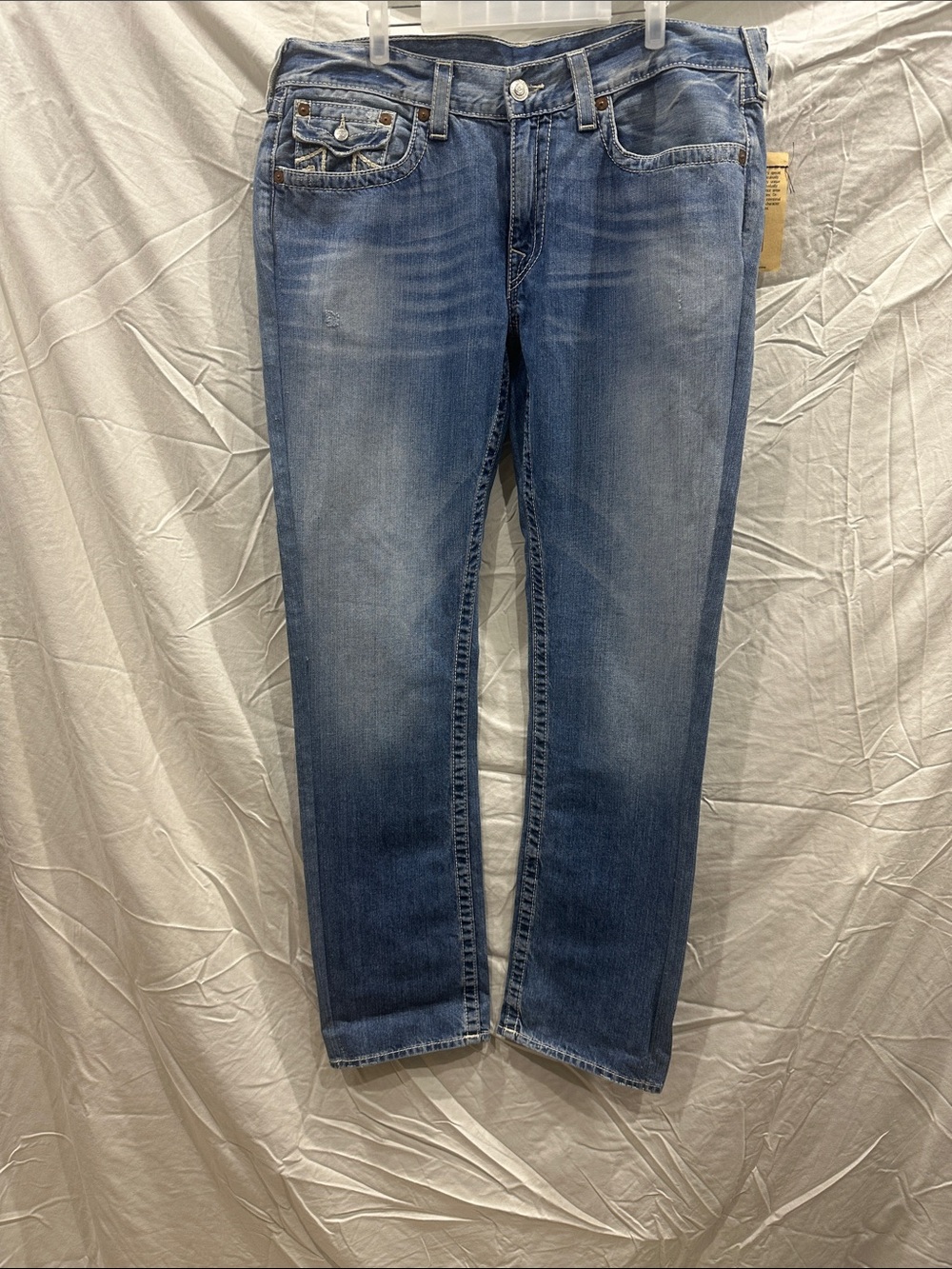 True Religion Men’s Light Blue Straight Jeans